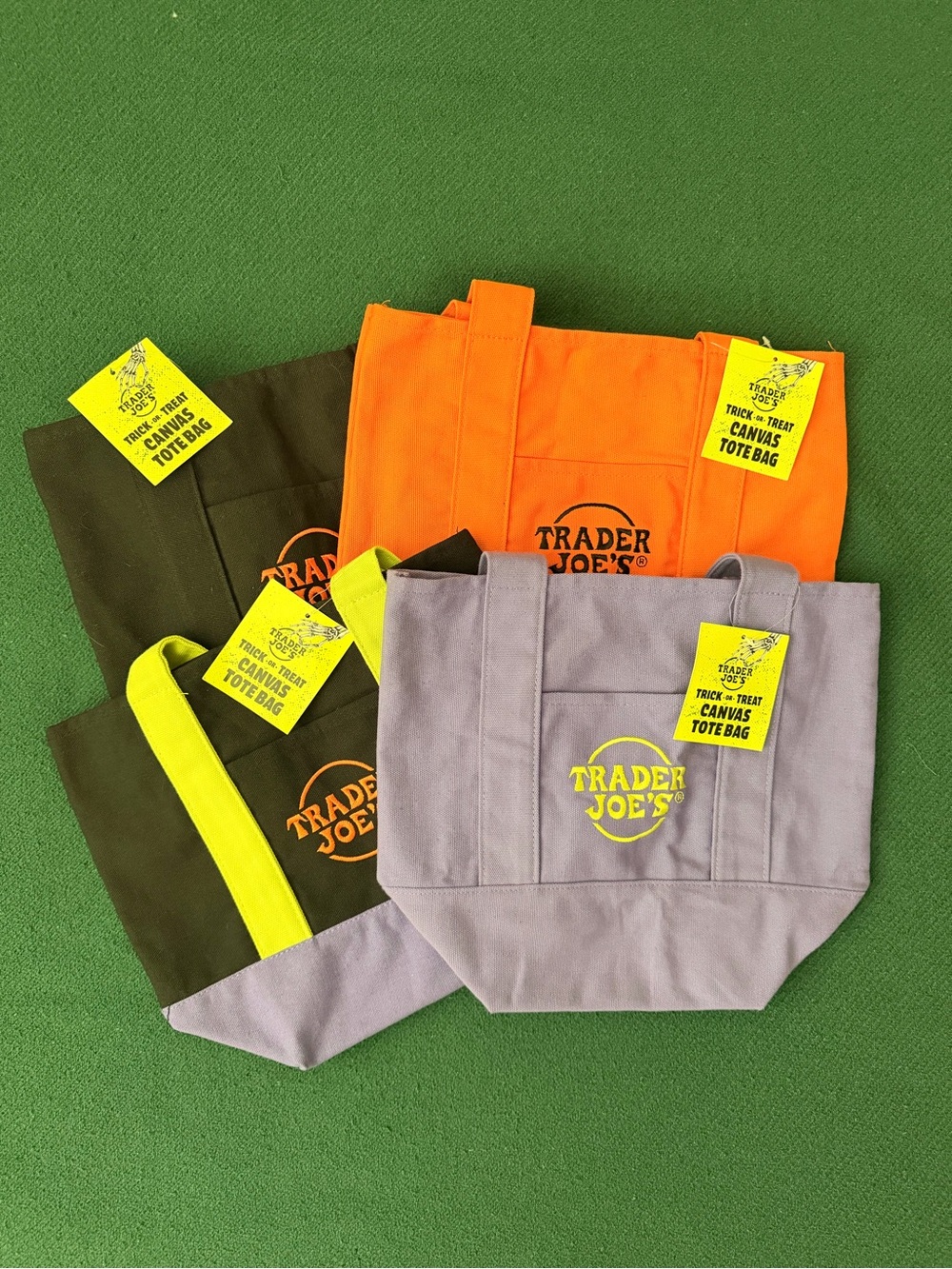 Trader Joe's Lavender Canvas Tote Bag - Lavender